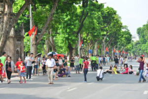 Phố đi bộ hồ Hoàn Kiếm mở cửa 4 ngày nghỉ Tết độc lập