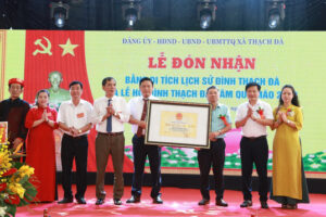 Đình Thạch Đà, huyện Mê Linh được xếp hạng di tích Lịch sử – Văn hoá cấp Thành phố