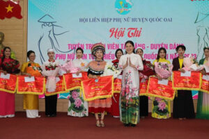 Huyện Quốc Oai tổ chức Hội thi “Tuyên truyền viên tài năng, duyên dáng” phụ nữ dân tộc thiểu số
