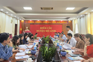 Kiểm tra việc triển khai thực hiện 2 quy tắc ứng xử tại huyện Mê Linh