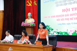 Quận Long Biên tổ chức hội thảo chia sẻ kinh nghiệm giải quyết vụ việc xâm hại, bạo lực đối với phụ nữ và trẻ em gái