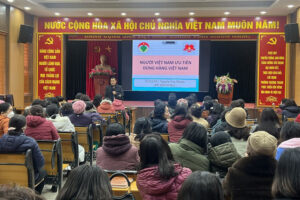 Quận Long Biên tổ chức tuyên truyền Cuộc vận động “Người Việt Nam ưu tiên dùng hàng Việt Nam”