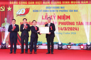 Phường Tân Mai, quận Hoàng Mai kỷ niệm 40 năm Ngày thành lập 