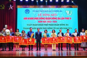 307 vận động viên của quận Đống Đa tham gia Hội khỏe Phù Đổng thành phố Hà Nội năm 2024