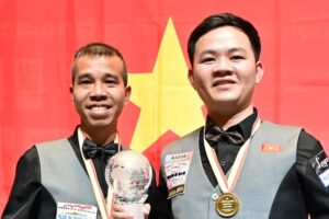 Việt Nam lần đầu vô địch billiard đồng đội thế giới