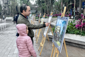 Triển lãm kiến trúc phố Châu Long tại Vườn hoa Vạn Xuân