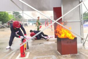Quận Bắc Từ Liêm tổ chức Hội thi nghiệp vụ “Tổ liên gia an toàn phòng cháy, chữa cháy” năm 2024