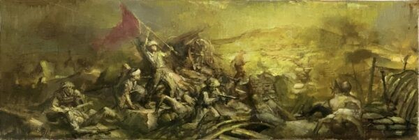The large-scale paintings display of Dien Bien Phu victory - Hanoi