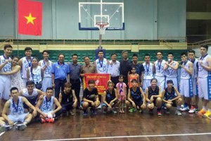 Bóng rổ nam Hà Nội giành ngôi Á quân giải vô địch quốc gia 2016