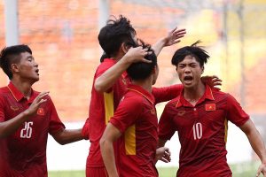 Đội tuyển bóng đá nam U22 Việt Nam thắng trận thứ hai