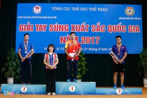 Hà Nội dẫn đầu toàn đoàn tại Giải tay súng xuất sắc Quốc gia năm 2017