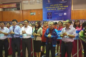 Khai mạc Giải Bóng bàn Cúp Hội Nhà báo Việt Nam lần thứ XI năm 2017