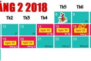 Công bố lịch nghỉ Tết Nguyên đán 2018