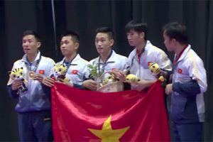 Đánh bại Singapore, tuyển bóng bàn nam giành vàng SEA Games