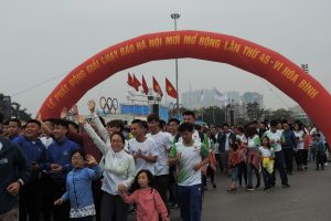 Hà Nội lập kỷ lục về số người tham dự Ngày chạy Olympic, vì sức khỏe toàn dân 2018