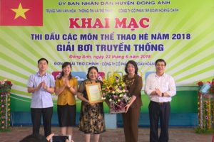 Đông Anh: Thi đấu các môn thể thao hè và giải bơi truyền thống năm 2018