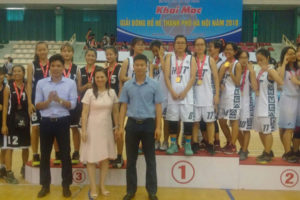 Cầu Giấy vô địch Giải bóng rổ hè TP Hà Nội năm 2018