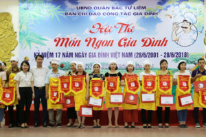 Quận Bắc Từ Liêm tổ chức  Hội thi “Món ngon Gia đình” năm 2018