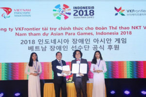 Thể thao người khuyết tật Việt Nam nhận tài trợ