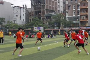 Khai mạc Giải bóng đá Đoàn Thanh niên quận Nam Từ Liêm năm 2018