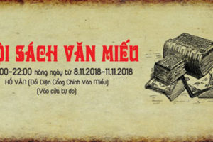 Hội sách cũ Hà Nội tháng 11 tại Hồ Văn – Văn Miếu