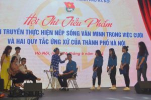 Thanh niên Đông Anh đi đầu trong thực hiện nếp sống văn minh