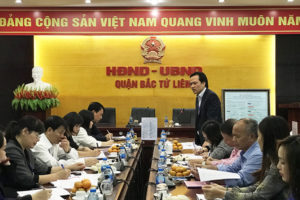 Kiểm tra việc thực hiện quy tắc ứng xử tại huyện Đông Anh và quận Bắc Từ Liêm