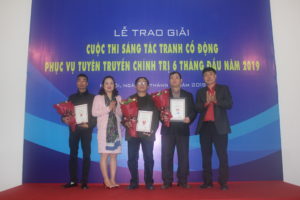 Trao giải Cuộc thi sáng tác tranh cổ động phục vụ tuyên truyền chính trị 6 tháng đầu năm 2019