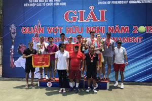 Hội người Hàn Quốc tại Hà Nội giành giải Nhất đoàn “Giải quần vợt hữu nghị năm 2019”