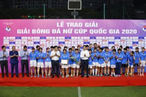 Khép lại giải Bóng đá Nữ Cúp Quốc gia 2020: Hà Nội I Watabe đoạt giải Ba và giải phong cách