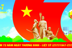 Hà Nội trang trí tuyên truyền cổ động trực quan kỷ niệm 73 năm Ngày Thương binh- Liệt sỹ