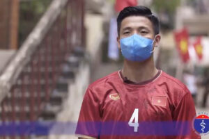 Trung vệ Bùi Tiến Dũng hướng dẫn 9 bước phòng, chống Covid-19