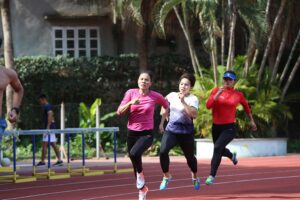 Chuẩn bị cho SEA Games 31: Đội tuyển điền kinh Việt Nam tập làm quen SVĐ Mỹ Đình – Hà Nội