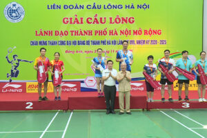 Giải cầu lông lãnh đạo thành phố Hà Nội mở rộng năm 2020
