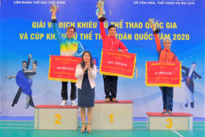 Hà Nội đứng thứ Ba toàn đoàn giải Vô địch Khiêu vũ thể thao toàn quốc 2020