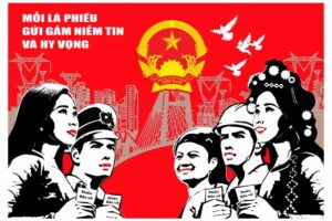 Hướng dẫn tuyên truyền cuộc bầu cử đại biểu Quốc hội khóa XV và đại biểu HĐND các cấp nhiệm kỳ 2021 – 2026