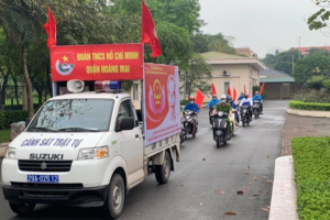 Tổ chức Hội thi tuyên truyền lưu động về bầu cử