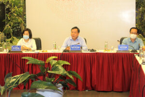 Phó Bí thư Thành ủy Hà Nội Nguyễn Văn Phong làm việc với Bảo tàng Hà Nội