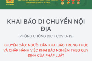 Hà Nội triển khai ứng dụng phần mềm khai báo Covid, kết nối với cơ sở dữ liệu dân cư