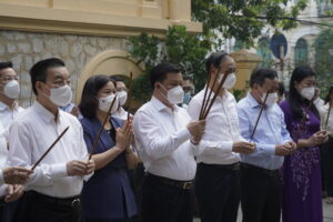 Dâng hương tưởng niệm Tổng Bí thư Trần Phú