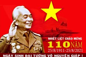 Hà Nội trang trí, tuyên truyền cổ động trực quan kỷ niệm 110 năm Ngày sinh Đại tướng Võ Nguyên Giáp