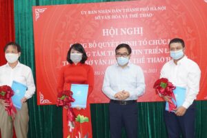 Hội nghị công bố Quyết định tổ chức lại  Trung tâm Thông tin Triển Lãm Hà Nội