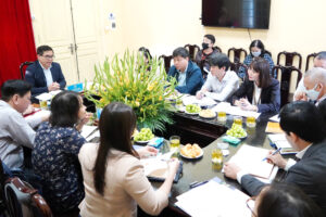 Ban Giám đốc Sở VHTT Hà Nội làm việc với Ban Quản lý Di tích Danh thắng