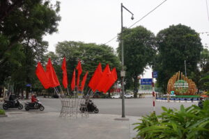 Tuyên truyền, cổ động trực quan chào mừng Hội nghị văn hóa toàn quốc