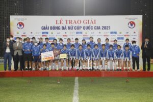 Hà Nội I Watabe giành ngôi Á quân giải bóng đá nữ Cúp Quốc gia 2021