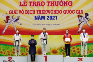 Hà Nội đứng Nhất toàn đoàn giải Vô địch Taekwondo quốc gia năm 2021