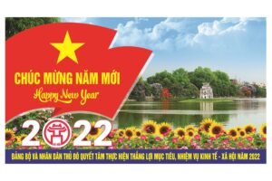 Hà Nội trang trí chào đón năm mới 2022