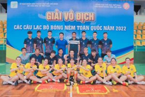 Hà Nội giành ngôi vô địch cả nội dung nam và nữ ở giải Vô địch các CLB bóng ném toàn quốc 2022