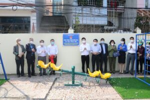 Quận Nam Từ Liêm khánh thành công trình “ Sân chơi thiếu nhi – vì sức khỏe cộng đồng” năm 2022