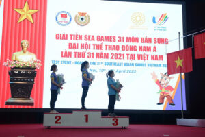 Bắn súng Việt Nam thi đấu xuất sắc tại Giải tiền SEA Games 31